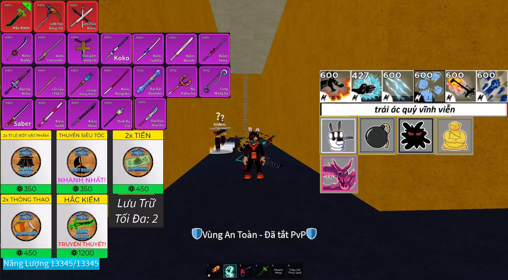 5 GamePass 2 Slot Fruit 5 DF Vĩnh Viễn